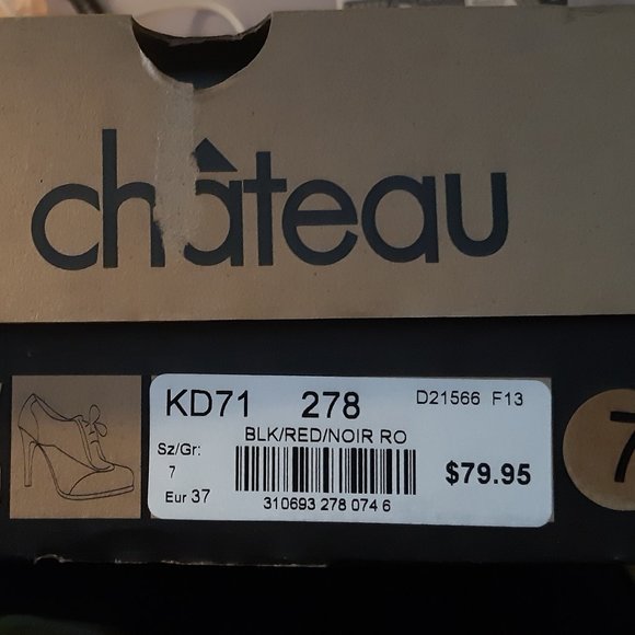 Le Chateau Tartan Heels Sz7 - Picture 10 of 10